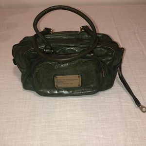 Marc by Marc Jacobs Green Leather Satchel